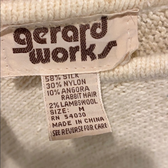 Vintage Gerard Works Silk Wool Blend Sweater - Picture 3 of 3